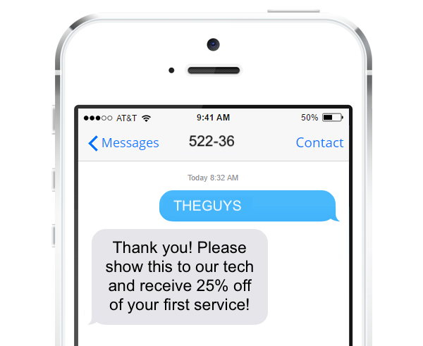 Text ALN Carpet Cleaning SMS Marketing