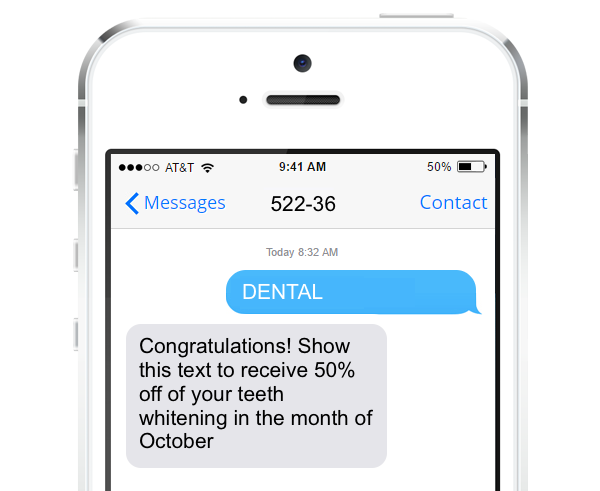 Text ALN Dentist Text Marketing